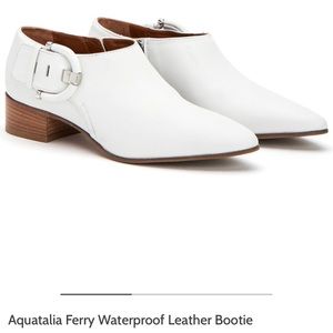 Aquatalia Ferry Calf leather white Booties